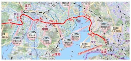 【深圳】深茂铁路在深设西丽站和机场站 同步建设机场至深圳北联络线