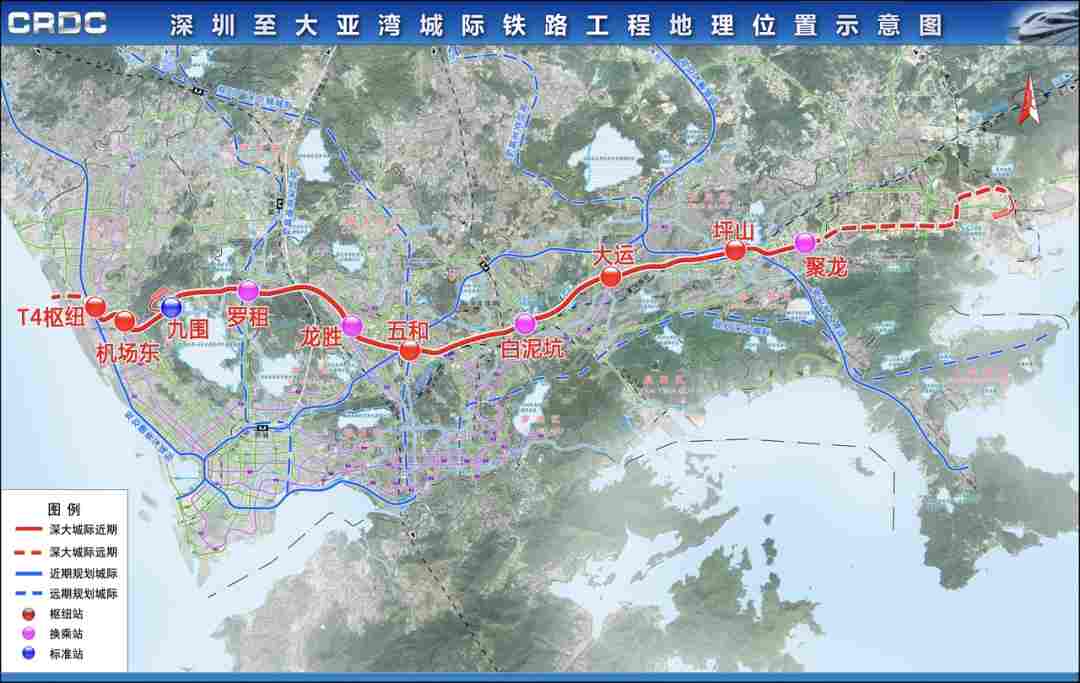 深惠城际铁路工程的线路由深圳前海引出,经西丽,龙华,平湖,东莞凤岗