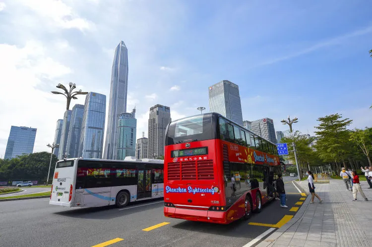 深圳旅游观光巴士来了!双层全景天窗美极了!