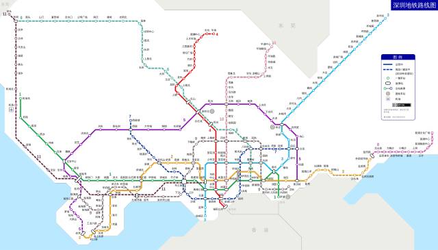 深圳地铁2040年规划图图片